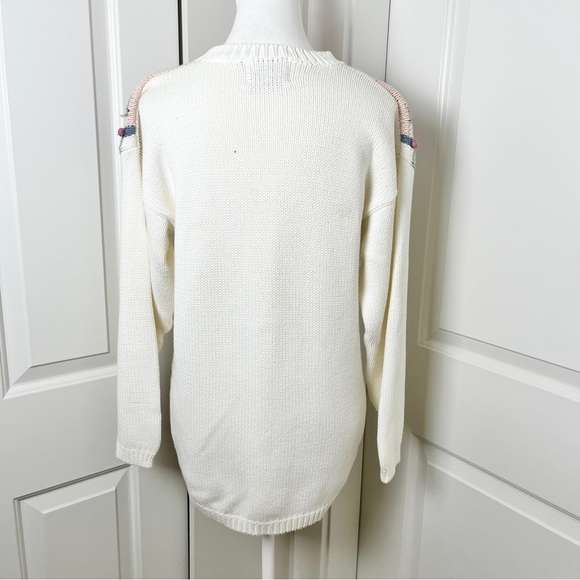 Vintage Runaway Bay Cottagecore Oversized Pastel Knit Pullover Sweater - S/M - Picture 10 of 16